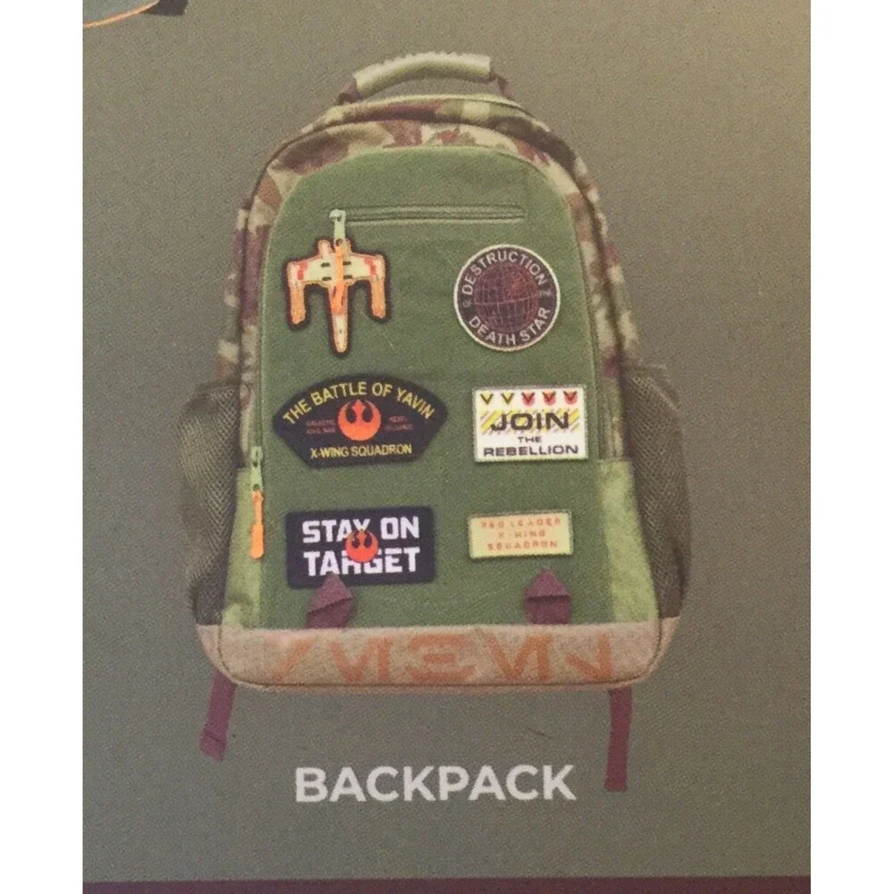 Star Wars Battle Of Yavin Backpack With Removable Patches Culturefly Exclusive